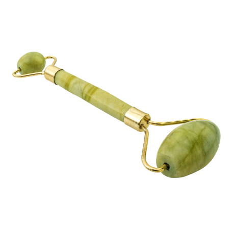 Shiatsu Roller wałek do masażu twarzy wykonany z Jadeitu