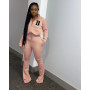 Women's Tracksuit Zip Jacket and Sweatpants Matching Two 2 Piece Set Outfits Sweat Suit