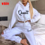 Women Fashion Casual Tracksuits Long Sleeve Hoodies and Trousers Sport Suits Hoodies Slim Jogging Suits