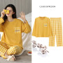 Women New 100%Cotton Elegant Women's Pajama Sets Cartoon Print Sleepwear