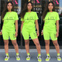 Women Two Piece Set T-Shirts and Shorts Ladies Casual O-Neck Pullover Short Sleeve T-Shirt Casual Tracksuit