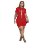 Women Faith Print Short Sleeve Slim Crop Tops Elastic Waist Shorts 2 Piece Sets Outfits