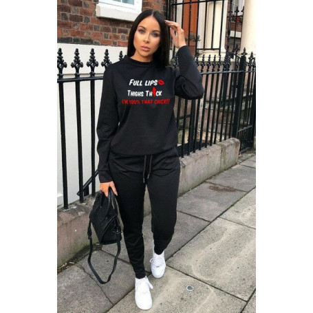 Women's Sportswear Printing Suit Casual Plus Size Pullover Pants Two-piece