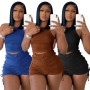 Women 2 piece set sexy outfit shorts sleeveless tops
