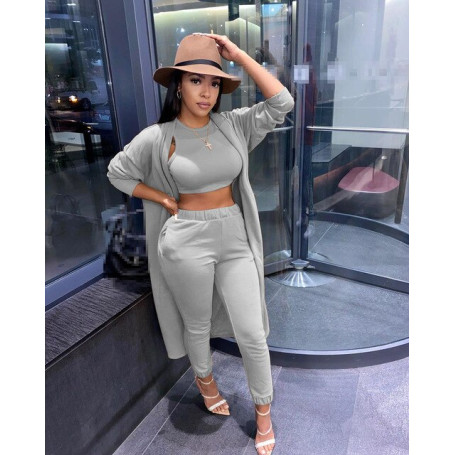 Women 3 piece set outfits clothes long sleeve pants sets fall clothes