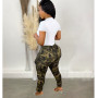 Hot List High-end Free Young Daily Popular Camouflage Casual Free High Waist Women Long Denim Pencil Pants
