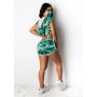 Women's Camouflage Hooded Top And Shorts Suit 2 Sportswear