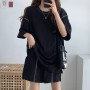 Women Sets Summer Stylish Simple Street Wear Unisex Casual 2 Pieces Loose T-shirt Short Patchwork All-match Young M-3xl Cozy Ins