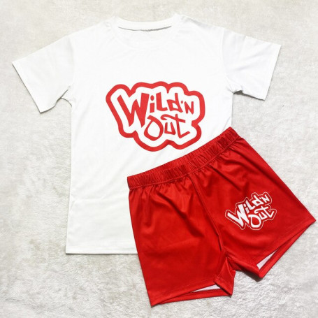 Street Women's Fashion Summer New Products Recommend Short Sleeve Crew Neck Letter Printing Fashion Casual Shorts Set