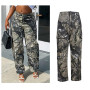 High Quality Summer Fashion Casual Camouflage Camo Trousers Women Shorts Cargo Pocket Half Pants For Ladies