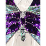 Summer Women New Style Explosive Design Sense Of Fashion Sexy Nightclub Vest Suspender Sequined Top