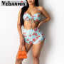 Butterfly Print Crop Top & Short Sets Women Two Piece Outfits Summer Set Halter Backless Bodycon Short Suits