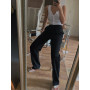 Spring New Office Lady High Quality Elegant Casual Fashion Wide Leg Women Female Pants Hot Sales