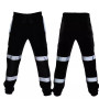 Men's Safety Sweat Pants Reflective Stripped Pants Tracksuit Fleece Safety Work Fleece Bottoms Jogging Trousers Joggers S-3X