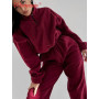 Fleece Sweatshirt Pant Women 2 Piece Set Casual Solid Sweatshirts Top Loose Drawstring Pants Female Suit Spring Lady Outfit