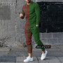 Men's Jogging Tracksuit 2 Piece Suit  Autumn O Neck Long Sleeve Shirt Sportswear Set 3D Printed Loose Clothes Streetwear