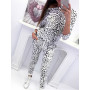 Camouflage Leopard Print Tracksuit Women Two Piece Pants Sets Autumn Clothes Top and Pants Suit Outfit Female Casual Lounge Wear