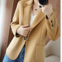 Autumn And Winter Wool Jacket Womens Clothing Short Woolen Coats Slim Wild Elegant Female Korean Outerwear Thick Blazer Female