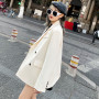 Autumn Winter New Fashion England Style Retro Women's Blazers Comfortable Turn-down Collar Double Breasted Casual Blazers