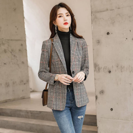 Ay1096 spring autumn winter new women fashion casual Ladies work wear nice Jacket woman female OL suit blazer