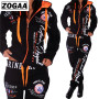 ZOGAA Fashion Tracksuit For Women Women's Casual Sportwear Hooded Sweatshirt and Pants Women's Suit women two piece outfits