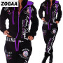 ZOGAA Fashion Tracksuit For Women Women's Casual Sportwear Hooded Sweatshirt and Pants Women's Suit women two piece outfits