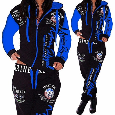 ZOGAA  Women's Sets Clothes Hoodies Pants 2 Piece Set Warm Ladies Printed Women Outfits Matching Suit Women Tracksuit