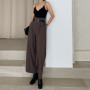 Office Lady Blazer Suits Vintage Two Piece Set Women Long Sleeve Short Blazer High Waist Wide Leg Long Pants 2 Piece Outfits