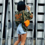 Streetwear Camouflage Letter Print Loose T-shirt Women Fashion Long Sleeve O-Neck LongT Shirt Casual Y2K Pullover Tees Tops
