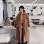 Women Winter Faux Fur Warm Long Coat Vintage Long Sleeve Fur Jacket Female Thick Teddy Bear Coat Casual Loose Oversize Outwears