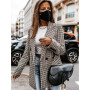 Vintage Plaid Women Blazer Long Sleeve Double Breasted Jacket  Spring Casual High Street Office Lady Coat American Stylish