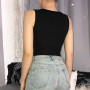 Summer Sleeveless Tshirt one-piece Shirt Sexy Female Slim Thin Hips Jumpsuit New  Body Women Fashion Bodysuits Tops