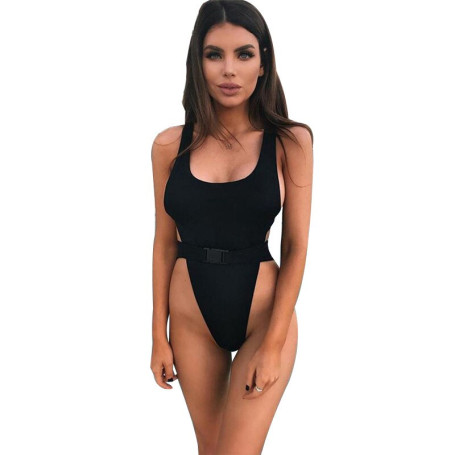 new style women's sleeveless T-shirt Sexy Bodysuit Vacation Skinny Bodysuit Spaghetti Strap Sleeveless Women Bodysuit