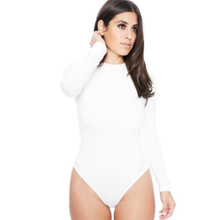 2023 Autumn Winter Slim Basic Bodysuit Womens Rompers Long Sleeve O neck Short Jumpsuits femme clothing bodycon Skinny bodysuits