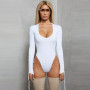 Women Draped Lace Up Long Sleeve Bodysuits Spring O Neck Bodycon Casual Tops