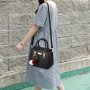Women Hairball Cross Body Bag Shoulder Bag Luxury Handbags Women Large Capacity Pu Leather Messenger Bag