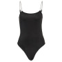 Women Chain Diamond Thong Bodysuit Sexy Bodycon Strap Streetwear