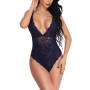 Women Lace Deep V-neck Backless Bodysuit Lingerie Sexy Camis Skinny Body Suit  Solid Plus Size