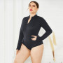 Women Knit Sweater Bodycon Bodysuits Slim Zipper O Neck Casual Sexy Elegant Clothes Larger 5XL