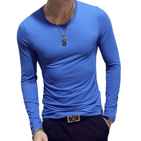 Men  Long Sleeve Men T-Shirt Clothing High Quality
