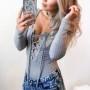 AU 2018 New Fashion Hot Sexy Women Sexy Long Sleeve Shirt Jumpsuit Bodysuit Stretch Leotard Pure Color Top