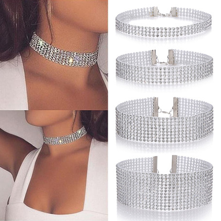 Women Rhinestone Necklace