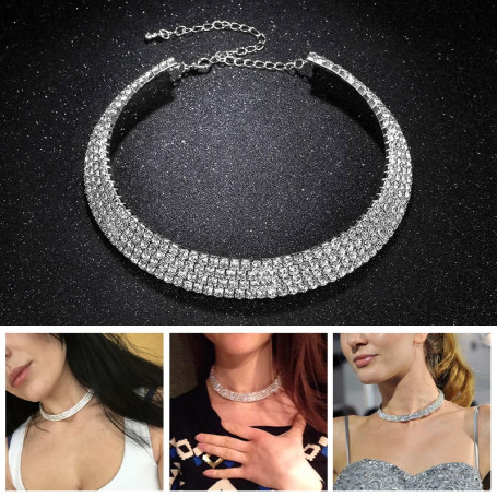 Women Rhinestone Necklace