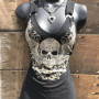 Summer Tops Women Slim Skull Print /Tank Top