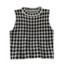 Sexy Navel Knit Crop Top For Women Sleeveless