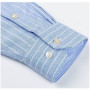 100% Cotton Men's Long Sleeve Oxford Shirt Formal Business Dress Shirts Cotton White Blue Casual Collared Shirt