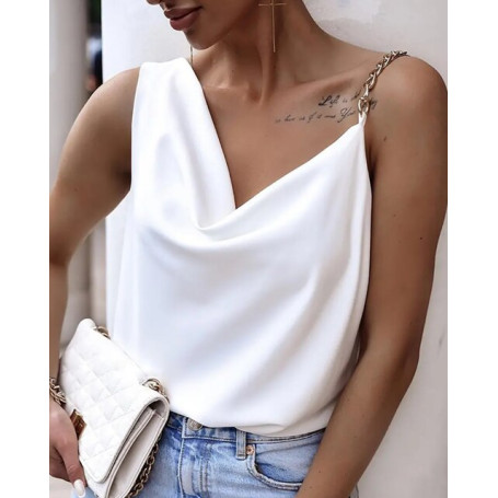 Summer Women's Fashion Sexy Slim Tops
