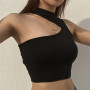 Summer Tee Tops Women Camis Sleeveless Cropped Top