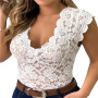 Women Casual Summer Lace Tank Tops /Lace Blouse