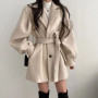 Thin  Coat Women's Mid-length/Jackets